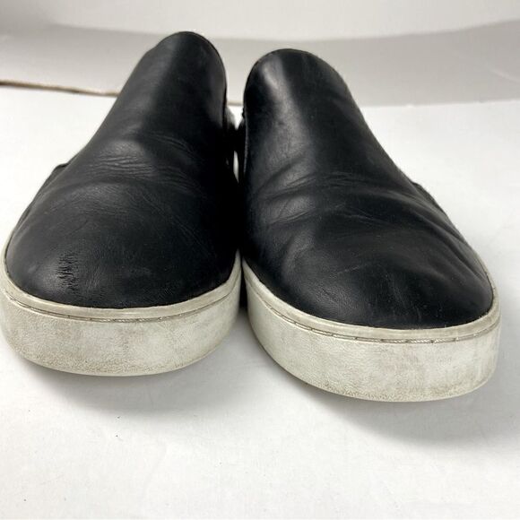 Vionic Dakota Black Leather Slide Sneakers Slip-on Walking Women’s Size 9.5 - Picture 2 of 11